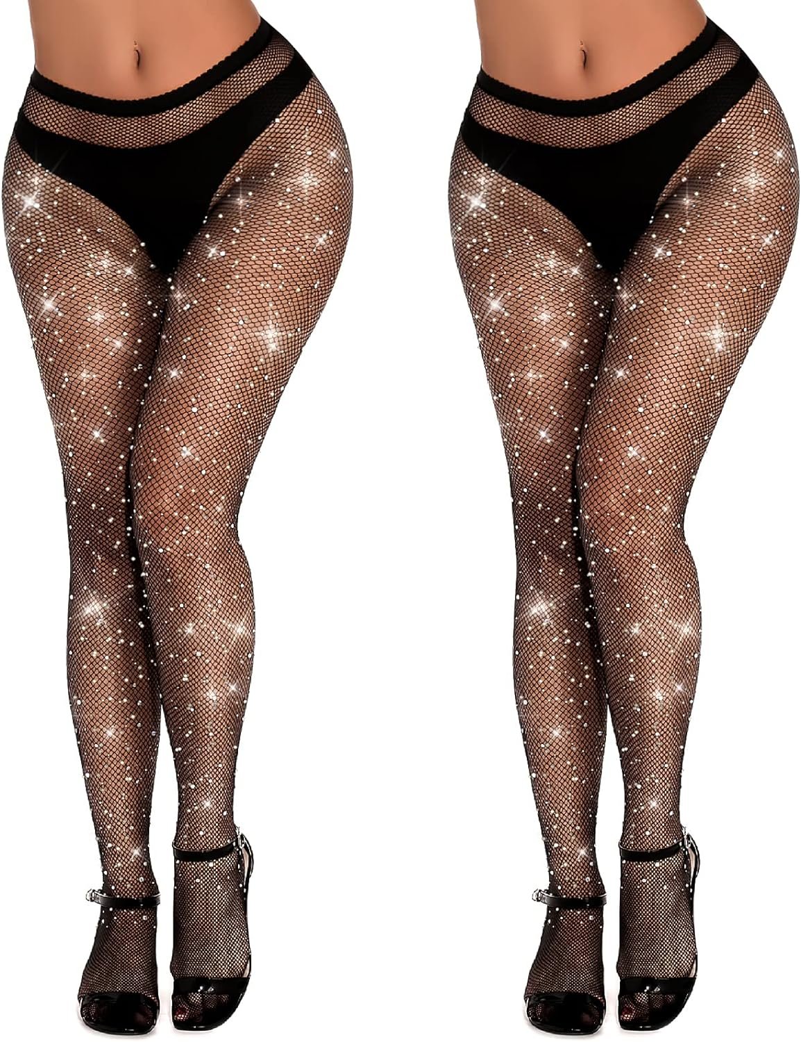 Sparkle Rhinestone Fishnet Stockings Review