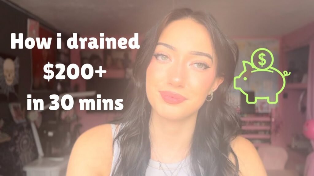How i drained over $200 dollars using my feet