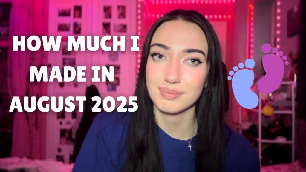 How much i made in August 2025 selling feet pics! | How much i made selling pictures of my feet