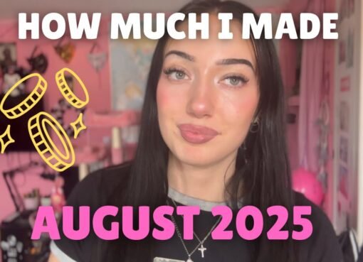 How much i made in August 2025 selling feet pictures and doing findom