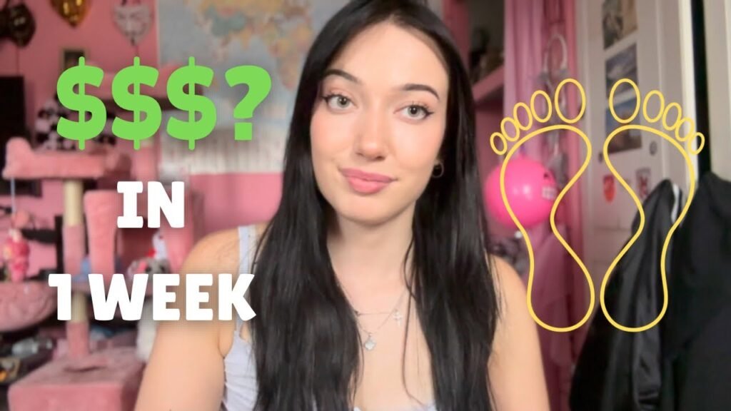 How Much I Made Selling Feet Pics in One Week